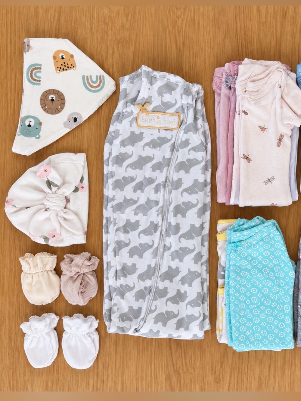 Baby Girl Newborn Bundle – 21 Pieces